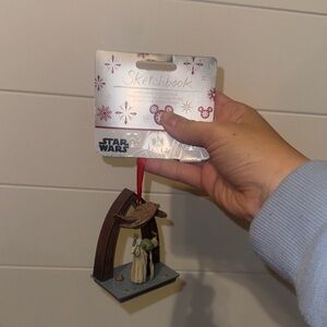 NWT Star Wars Yoda and Luke Hanging Ornament